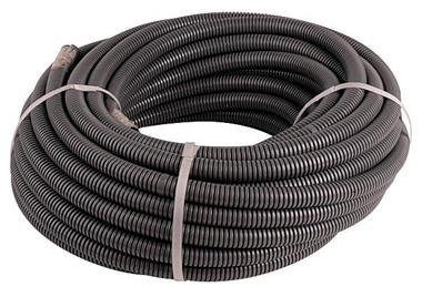 RKGS 16-25 CZARNY RURA KARBOWANA PESZEL PCV-U FI16/11 Z PILOTEM 750N/5CM