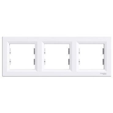 Schneider Electric Asfora, ramka 3-krotna, pozioma, biały, EPH5800321