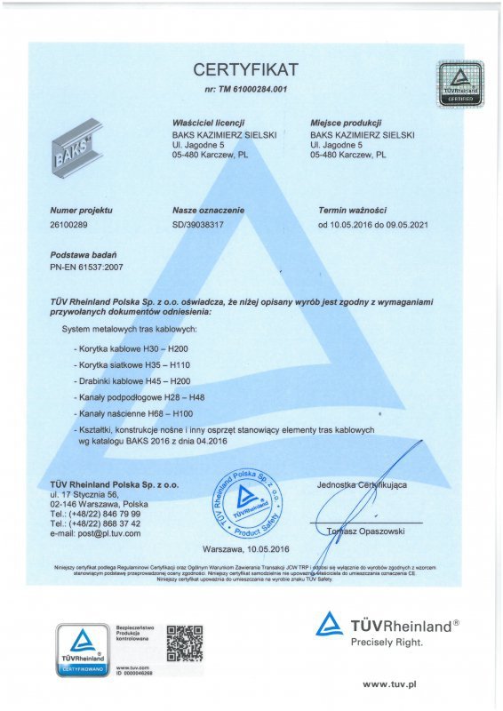 KDS/KDSO 35H35/3 KORYTKO SIATKOWE 35H35 3M 3.8MM (3 MB)