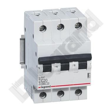 RX3 C 20A 3P WYŁĄCZNIK NADPRĄDOWY C 20A 3M 6KA