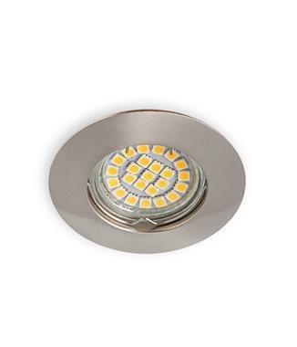 ORION-S C/M CHROM MAT OPRAWA SUFITOWA PT OKRĄGŁA STAŁA GU5.3 IP20 ALUMINIUM