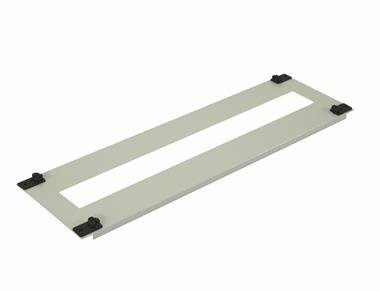CP 2.2-1 M PŁYTA CZOŁOWA METALOWA Z WYCIĘCIEM 45 26M 150X550 ETIBOX