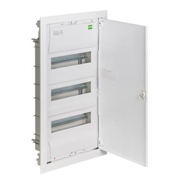 MSF RP ROZDZIELNIA PLASTIKOWA PT 42M 3X 14M N+PE IP30 IK05 603X358X94 DRZWI PEŁNE METAL BIAŁY