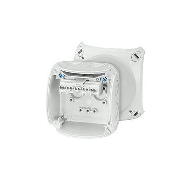 KF 0202 G PUSZKA INSTALACYJNA NT 93X93X62 IP66/67 Z ZAC. 5-BIEG. 25 MM2 SZARA