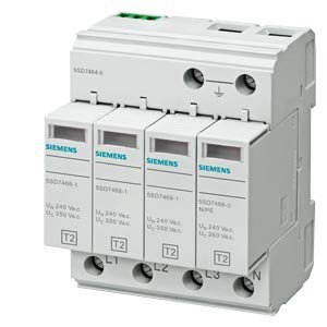 5SD OGRANICZNIK PRZEPIĘĆ T2 C 3P+N 4M 20/40KA 1.9KV 350V UC TNS, TT