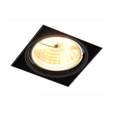 ONEON DL CZARNY OPRAWA SUFITOWA NT SPOT 1 GU10/AR111 1 15W IP20 METAL