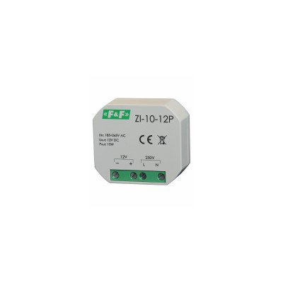 ZI-10-12P ZASILACZ IMPULSOWY 10W 12V DO PUSZKI