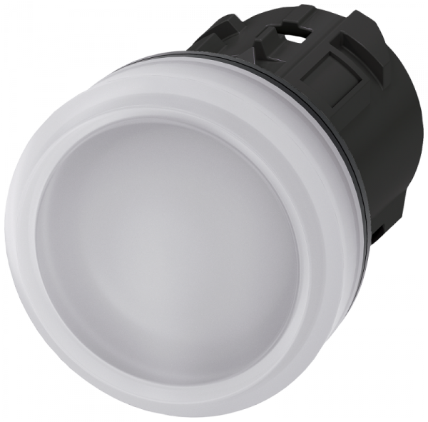 SIRIUS ACT GŁOWICA LAMPKI SYGNALIZACYJNEJ LED 22MM PŁASKI BIAŁY