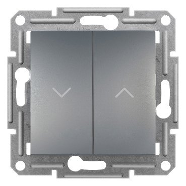 Schneider Electric Asfora, łącznik żaluzjowy, bez ramki, stal, EPH1300562
