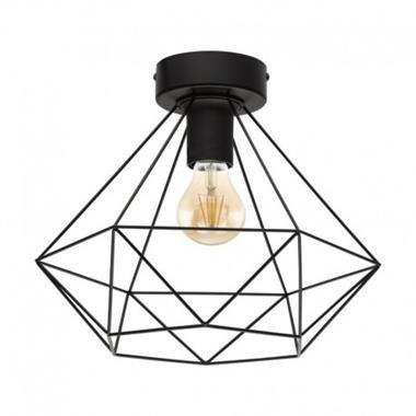 TARBES CZARNY OPRAWA SUFITOWA NT 1X E27/ 60W IP20 STAL