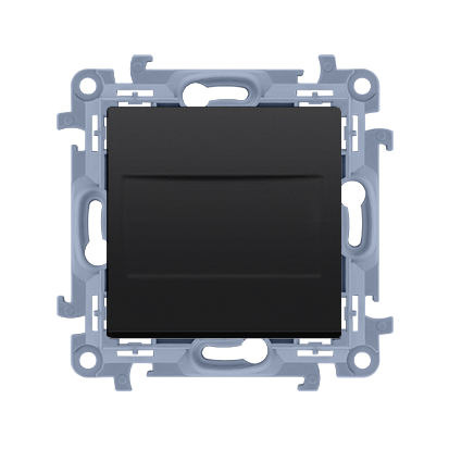 SIMON 10 MODUŁ CZARNY MAT ZAŚLEPKA Z MOSTKIEM