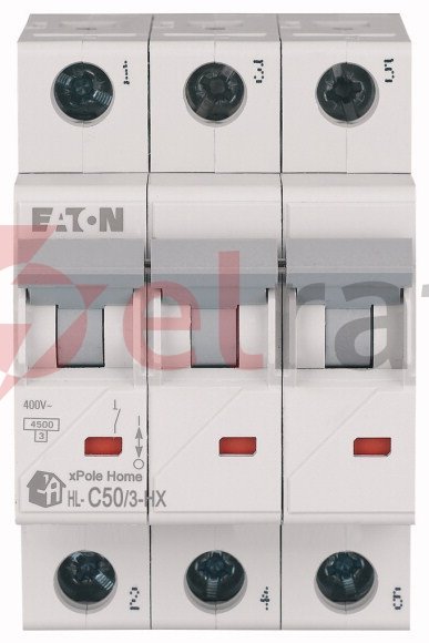 Wyłącznik nadprądowy 3P C 50A 6kA AC xPole Home HN-C50/3 194896