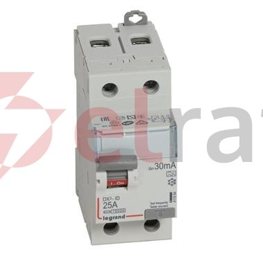 Wyłącznik różnicowoprądowy 2P 25A 0,03A typ A P302 DX3 411554