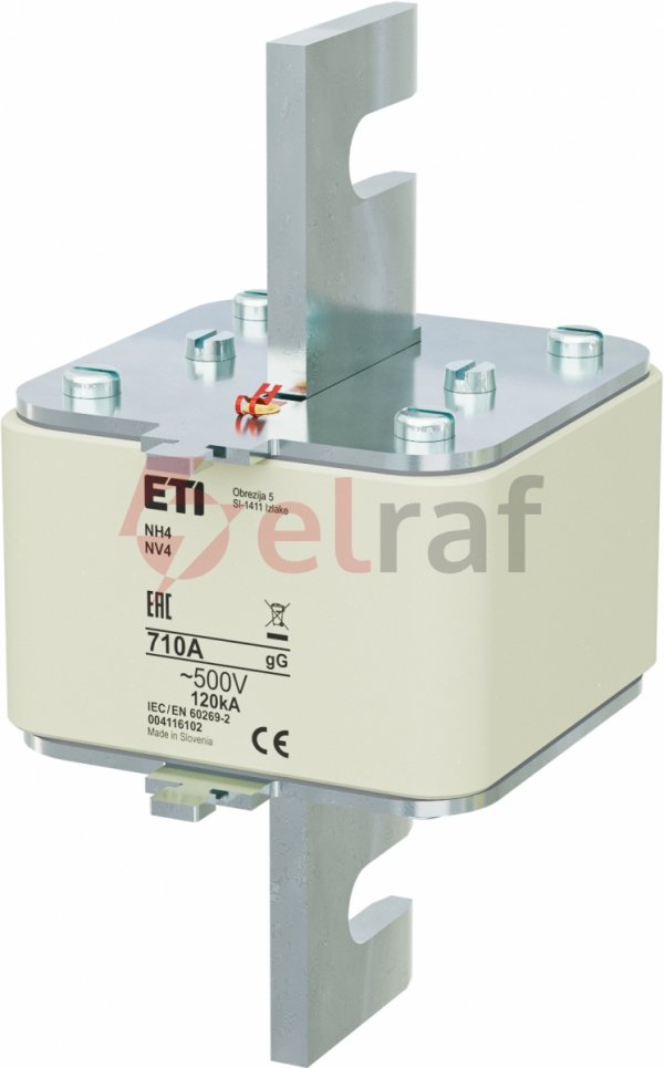 Wkładka topikowa przemysłowa zwłoczna WT-4/gG 710A 004116102