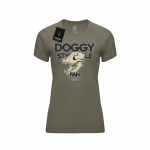 Doggy style fan kolor koszulka damska termoaktywna