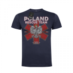 Poland rescue team koszulka bawełniana