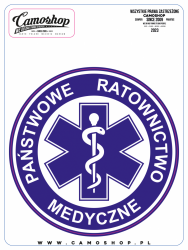 Państwowe Ratownictwo Medyczne- naklejka