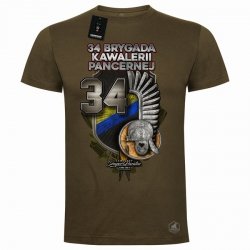 34 Brygada Kawalerii Pancernej koszulka bawełniana