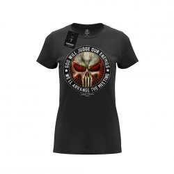 Punisher God will judge koszulka damska bawełniana