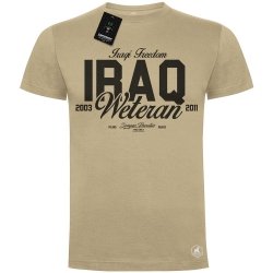Iraq freedom weteran koszulka bawełniana
