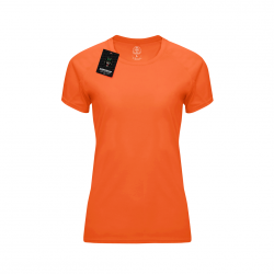 Koszulka termoaktywna damska pomarańczowa
