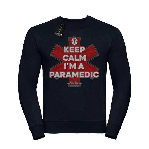 Keep calm I'm a paramedic bluza klasyczna