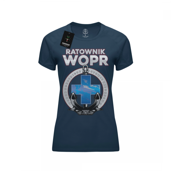 Ratownik WOPR koszulka damska termoaktywna