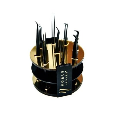 Round tweezers rack
