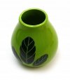 Matero ceramiczne zielone kubek do Yerba Mate Hoja Green 350 ml