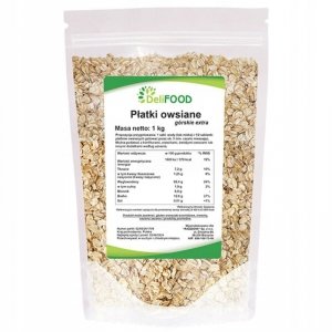 Płatki owsiane górskie 1 kg Vivio Delifood 1000g