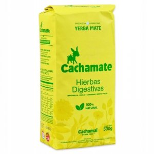 Yerba Mate Cachamate Hierbas Digestivas 500g Lemon