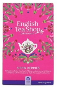 HERBATKA SUPER BERRIES TRUSKAWKA BORÓWKA MALINA BIO ENGLISH TEA ORGANIC
