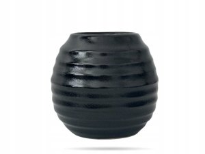 Matero Ceramiczne czarne Naczynie do yerba mate - CERAMIKA