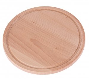 DESKA DREWNIANA BUKOWA DO KROJENIA OKRĄGŁA 25cm EKOLOGICZNA