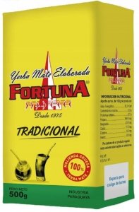 Yerba Mate Fortuna Elaborada tradicional Molienda Gruesa Paragwaj 500g