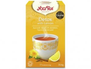 HERBATA DETOX Z CYTRYNĄ BIO (17x1,8g) - YOGI TEA