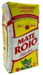 Yerba Mate Mate Rojo Menta Poleo Manzanilla 500g - Argentyna
