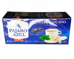 Yerba Mate Pajaro Azul Sabor Tradicional 25x2,0g Cocido - Saszetki