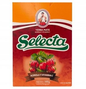 Yerba Mate Selecta Acerola Y Vitamina 500g