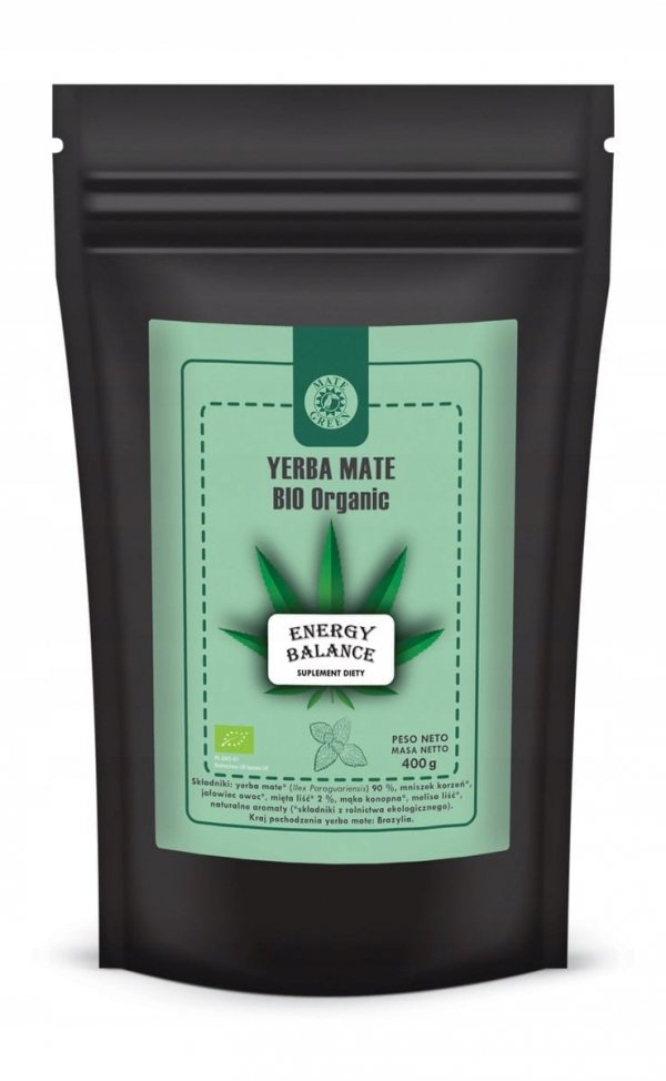 Yerba Mate Bio Organic Energy Balance 400g 0,4 kg