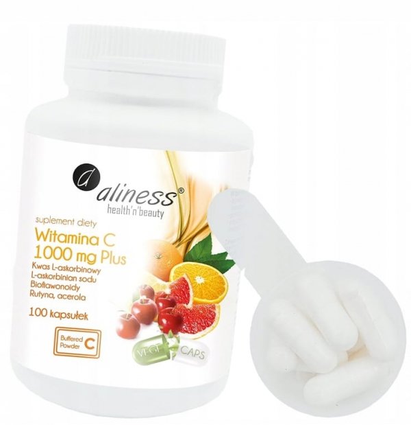 Suplement diety Aliness witamina C 1000 mg Plus 100 kapsułek