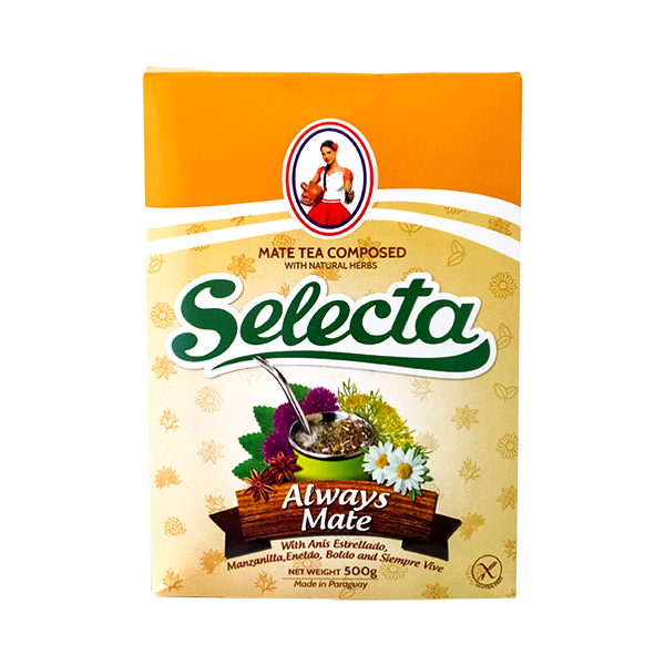 Yerba Mate Selecta Siempre Vive Boldo Mate 500g