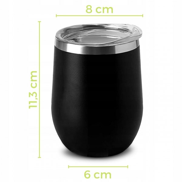 Matero TERMICO INOX black 360ml termiczne czarne