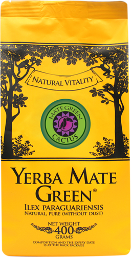 Yerba Mate Green CACTUS Sencha 400g - PRZECENA!