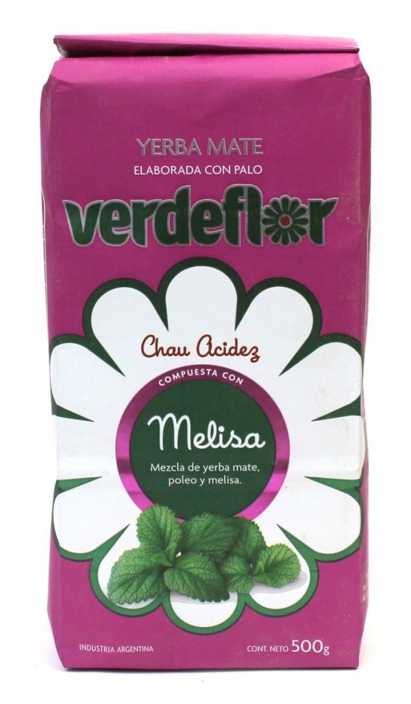 Yerba Mate Verdeflor Melisa 500g 0,5kg Argentyńska Zioła