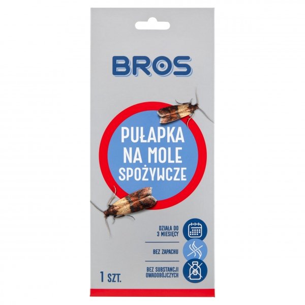 PUŁAPKA LEP NA MOLE SPOŻYWCZE (1SZT.) Przeciwko molom Bros 1 szt.