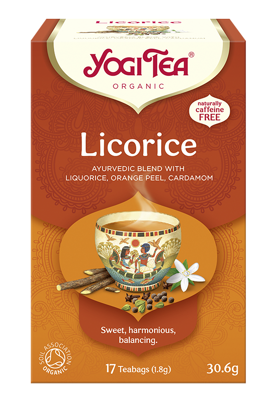 HERBATA SŁODKA LUKRECJA BIO (17 x 1,8g) - YOGI TEA