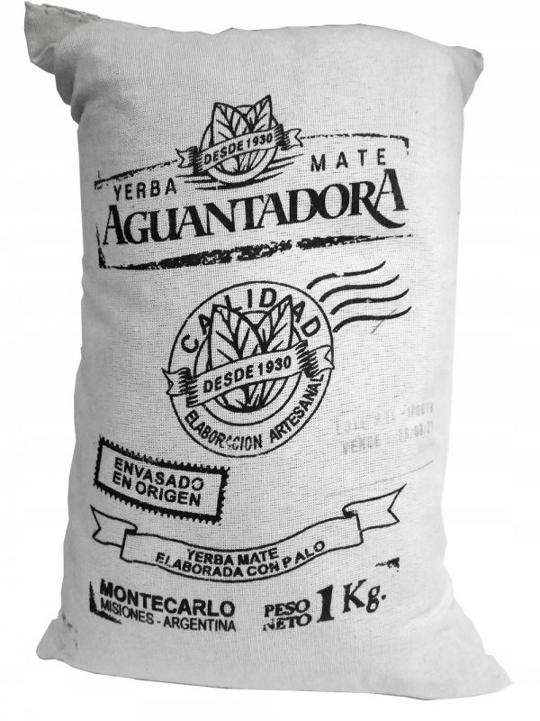 Yerba Mate Aguantadora Lienzo 1 kg - Lniany Worek