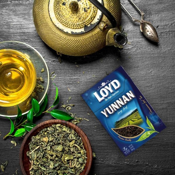 Herbata CZARNA LOYD Yunnan 80 g LIŚCIASTA