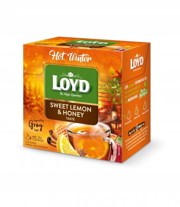 Łagodna Herbata Owocowa Rooibos Miód Wanilia Wyjątkowy Aromat 20 T. LOYD
